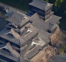 前震後の熊本城